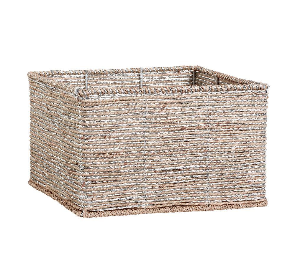 Silver Rope Baskets